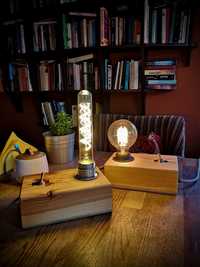 Lampka Edisona, handmade, vintage.