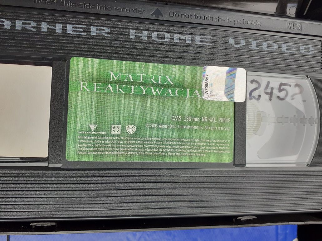 Kasety VHS Matrix i Matrix Reaktywacja