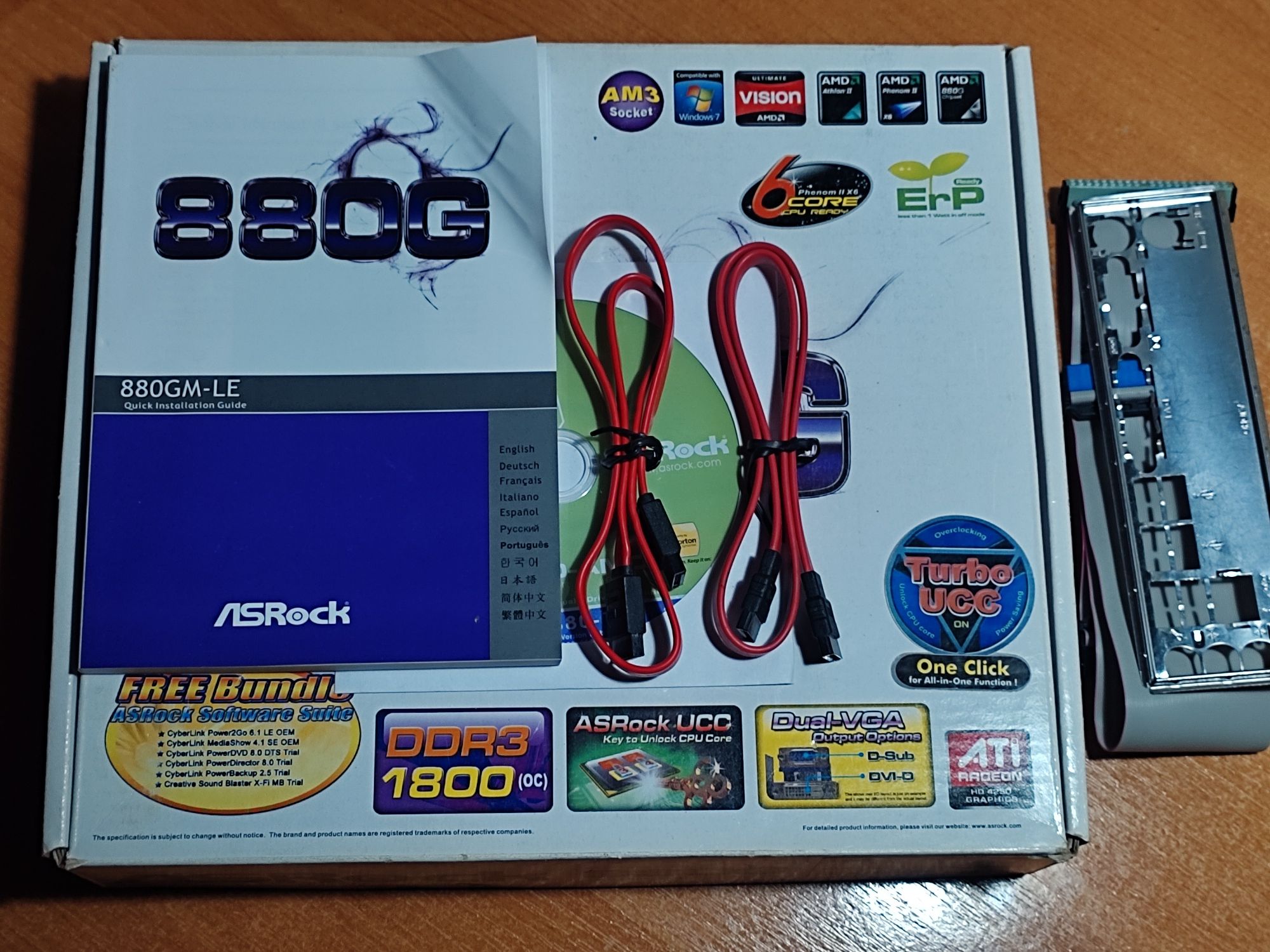 Комплектом или по отдельности ASRock 880GM-LE GeForce 9600GT, DDR3 8Gb