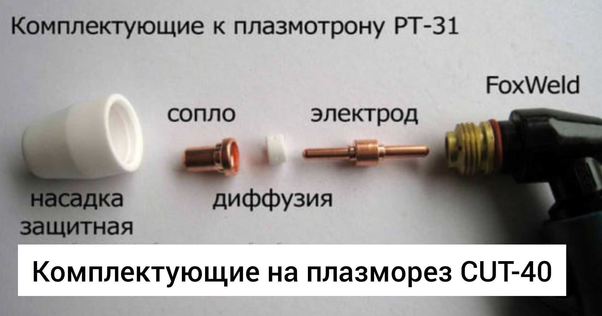 Расходники CUT 40 РТ 31