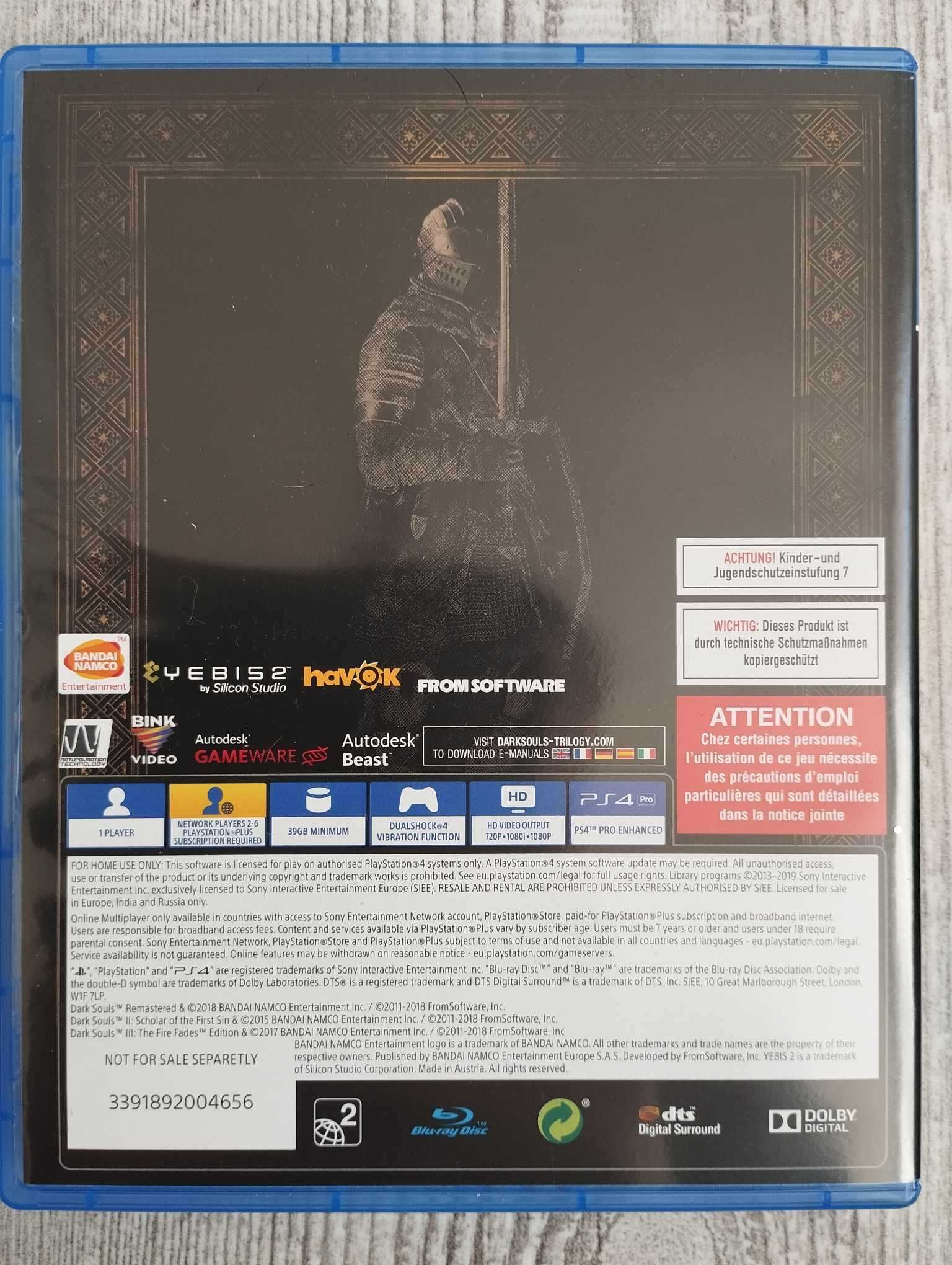 Gra Dark Souls Remastered PS4/PS5 Playstation