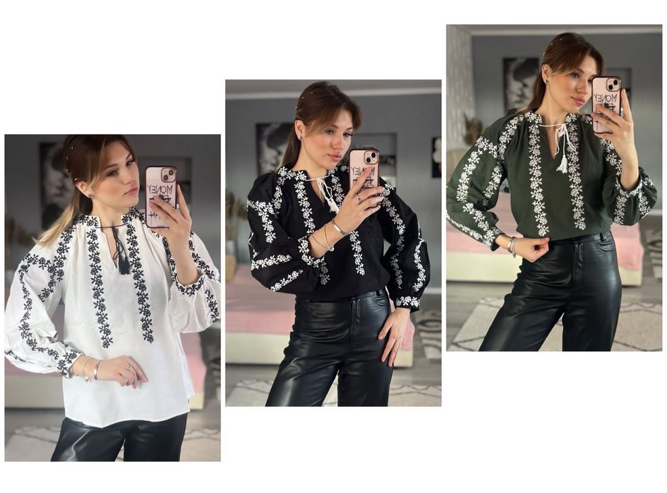 Вишита сорочка блузка вишиванки Жіноча вишиванка