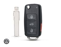 Корпус викидного ключа 3 кнопки+Panic VW Passat B7 / Jetta 6 USA