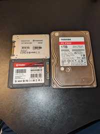 SSD 128GB, 256GB / HHD 1TB Toshiba