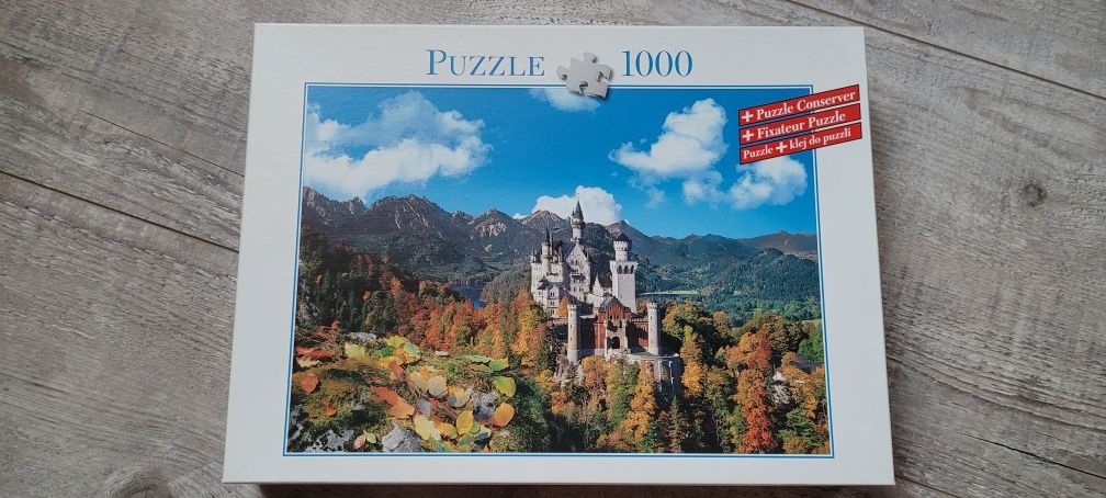 Grube Puzzle 1000 elementów Zamek Neuschwanstein