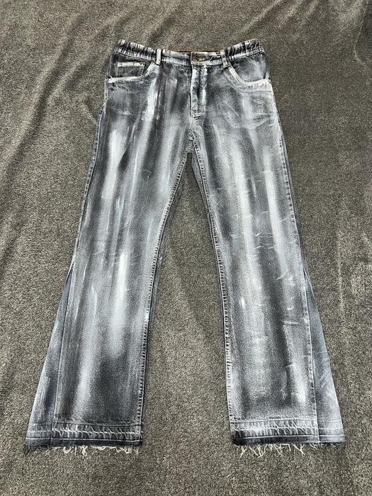 custom flared jeans | gallery dept