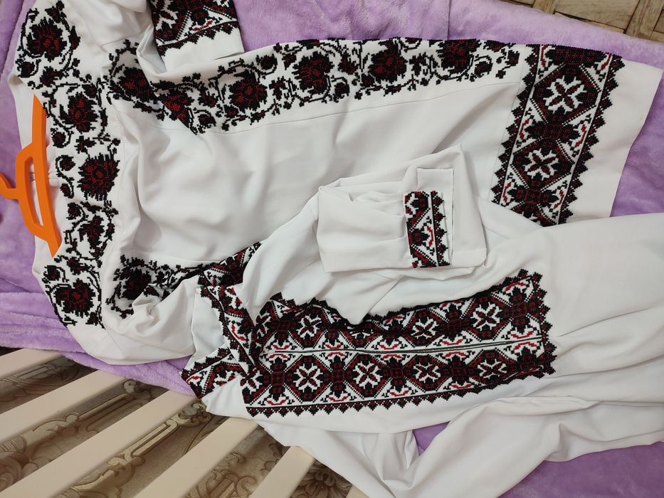 Плаття+сорочка вишита бісером