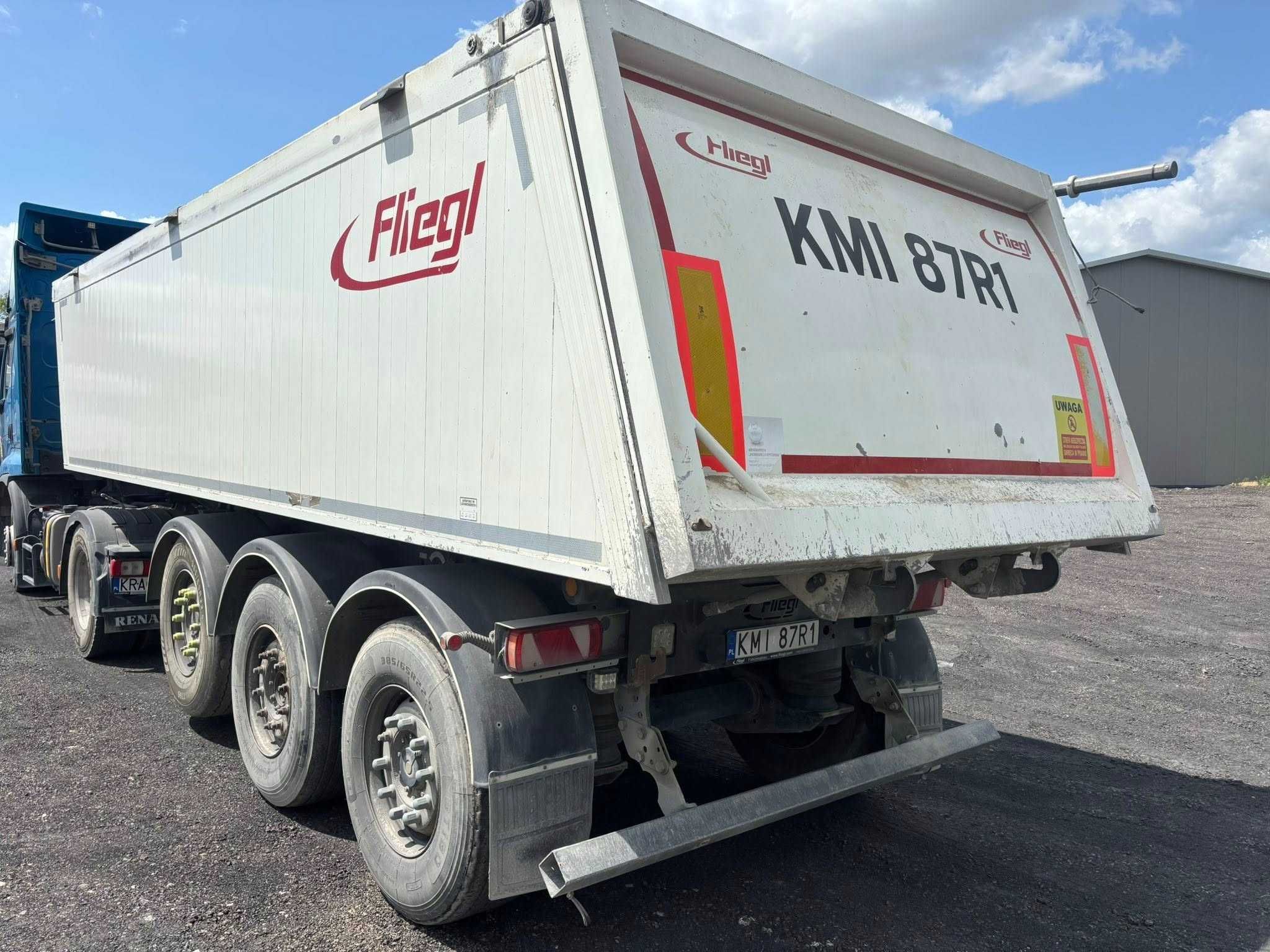 Naczepa Fliegl DHKA 390 wywrotka patelnia 25m3 2021r. waga 4,6t 4600kg
