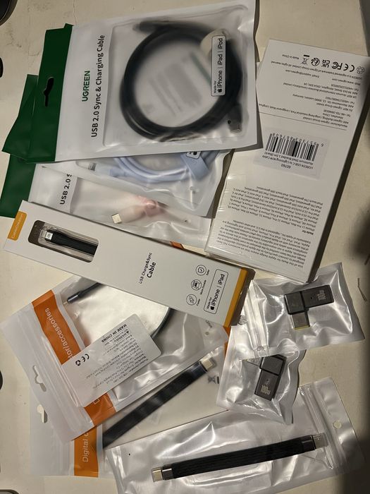 адаптер Type C to Lenovo, кабелі MFI for iPhone, Type C to Type C