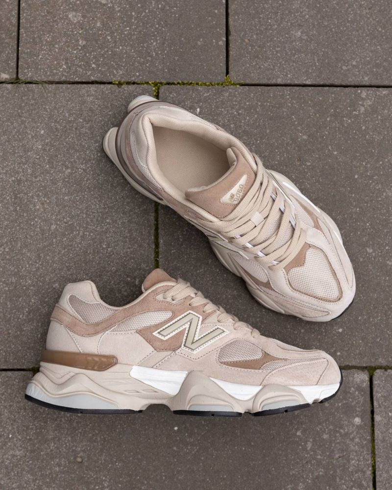 Мужские кроссовки нью беланс New Balance 9060 Beige Full [41-46]