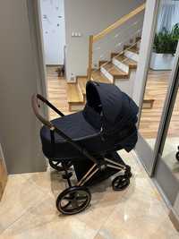 Cybex Priam 2.0 Rose Gold 3w1 z fotelikiem i dodatkami