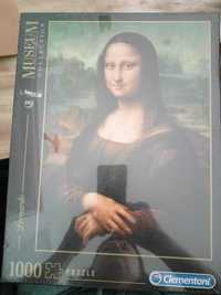 Puzzle nowe 1000 Mona Lisa. Clementoni.