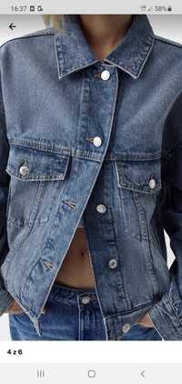 Bershka kurtka jeansowa damska rozmiar M za grosze