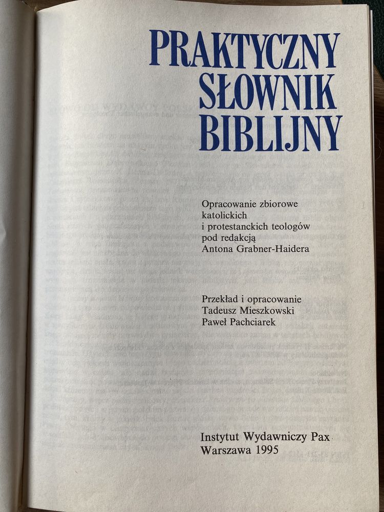 T. Mieszkowski- Praktyczny słownik biblijny