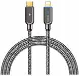Podświetlany Kabel Lightning Usb-C 20W 1M W Oplocie Mocny Led Recci