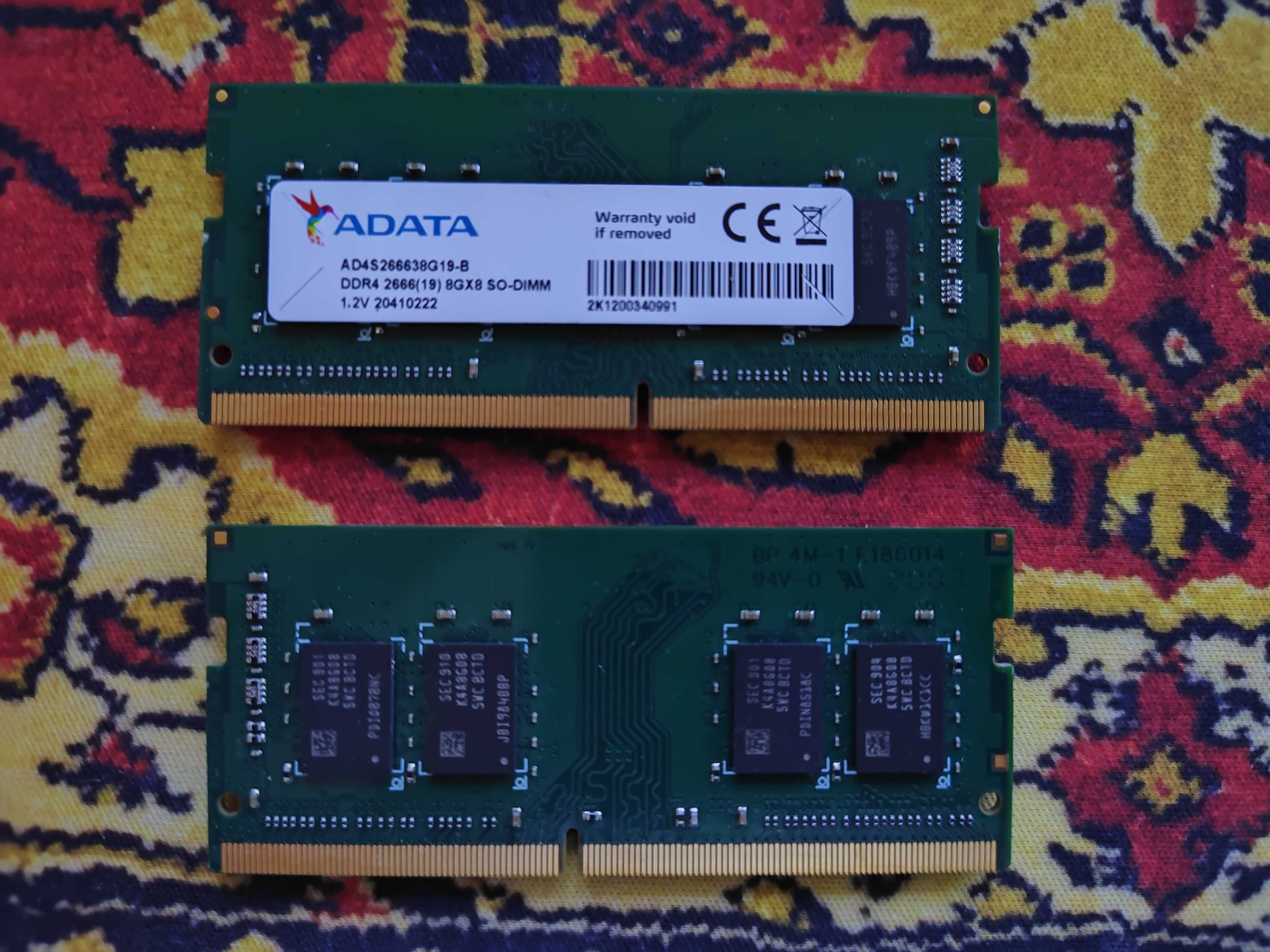 Pamięć DDR4 2666MHz SODIMM 16GB (2x8GB) Adata