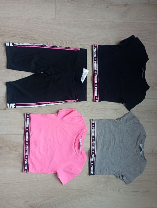 Ubranka sportowe, szorty, bluzka 6-7