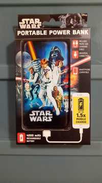 Star Wars 4000 mAh Portable Power Bank NOVO