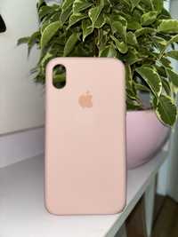 Etui na iphone XR pudrowy różowy