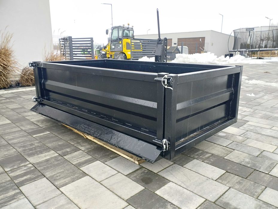 Skrzynia na TUZ do Ciągnika z lemieszem i kiprem dostawa cała Polska