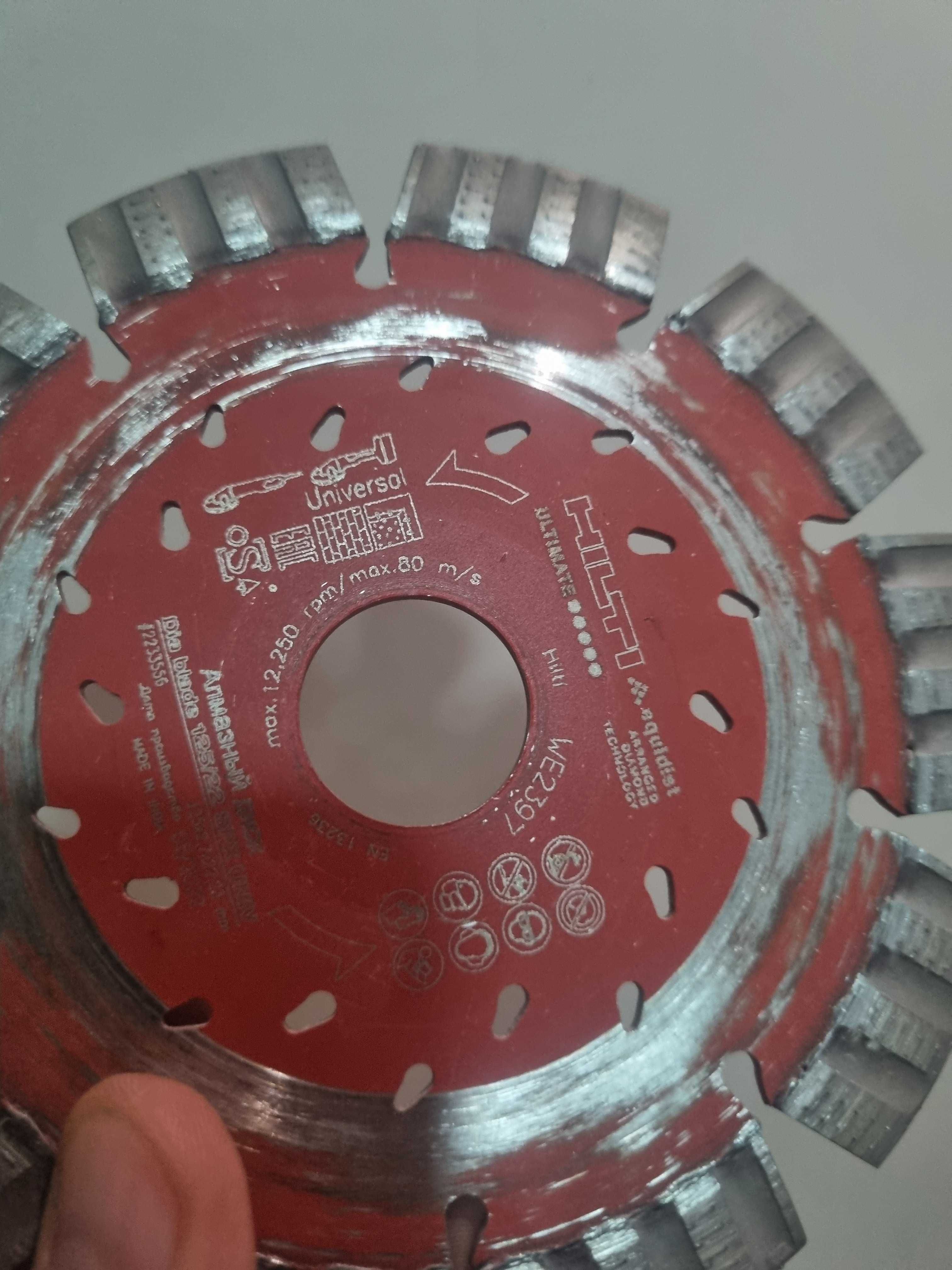 Tarcze diamendowe do betonu HILTI SPX 125 - używane - OKAZJA