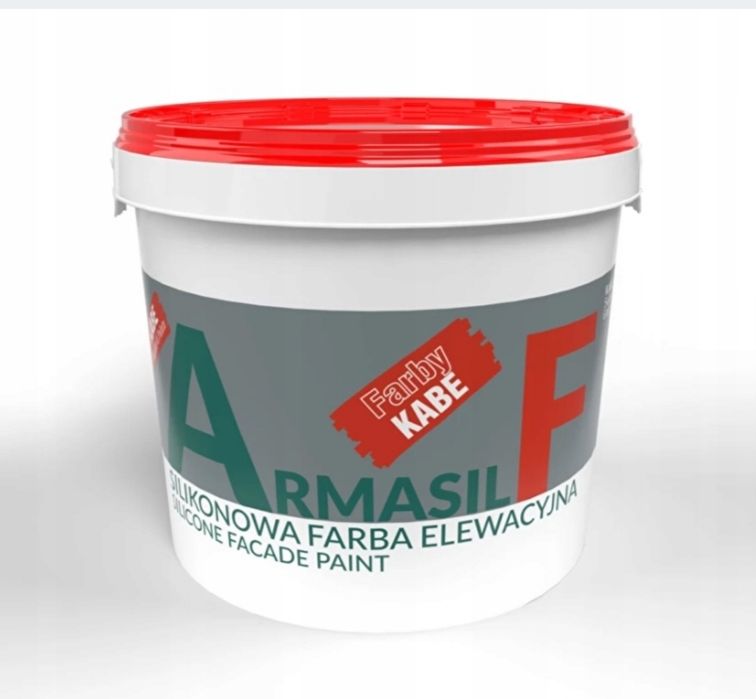Farba silikonowa fasadowa, ścienna Kabe 10 l  mat ARMASIL F K-11710