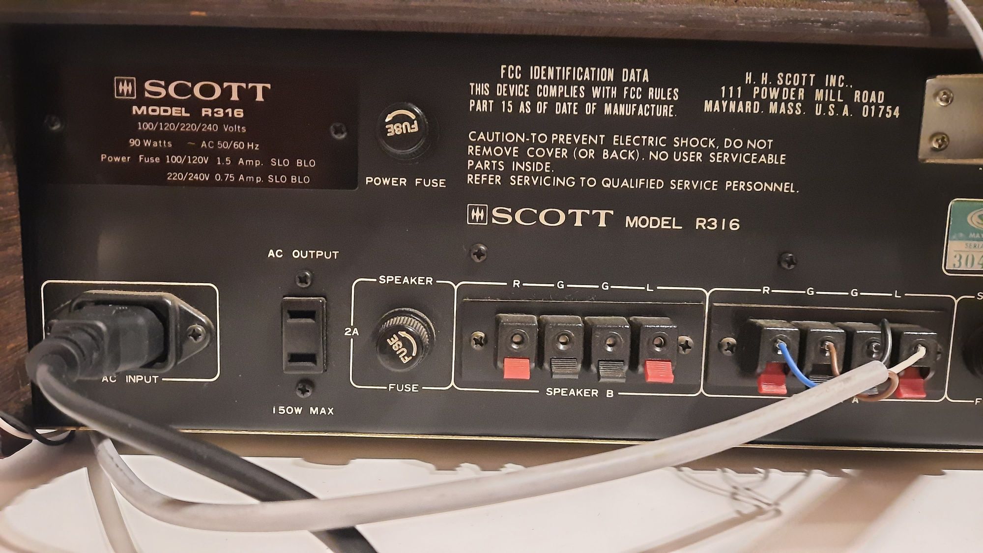 Amplituner Scott R316 - Vintage