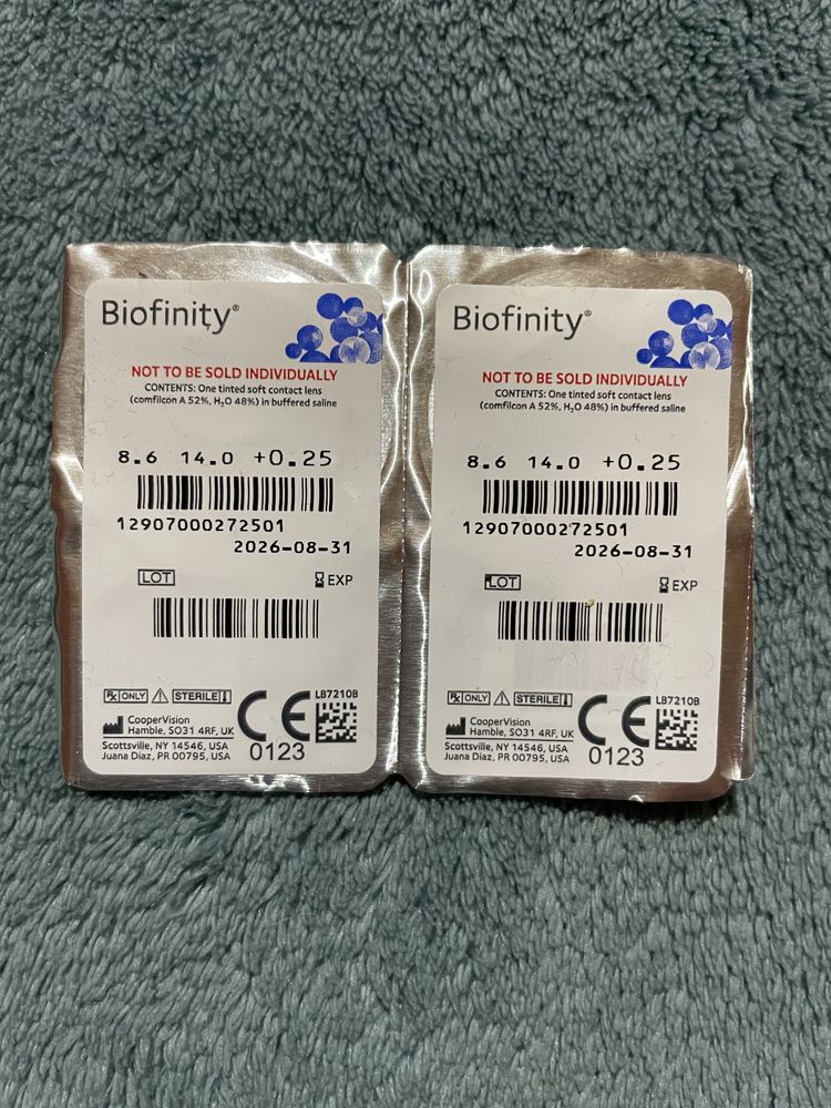 Soczewka Biofinity +0,25