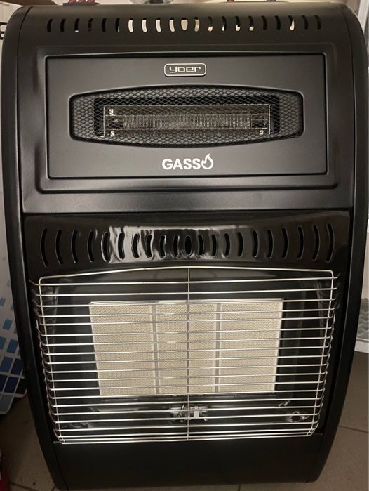 Газовий обігрівач Yoer 5,7 кВт. Газовий балон з газом Safegas 12л.
