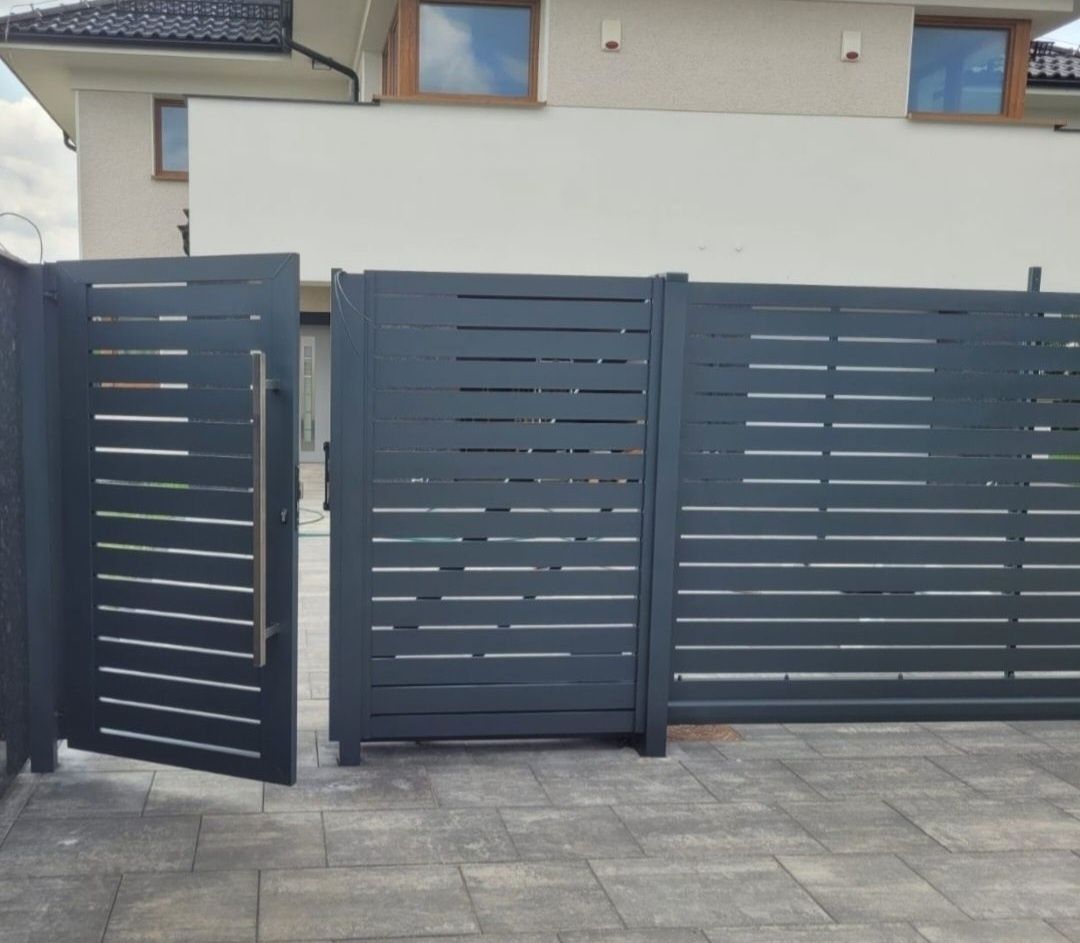 Bramy, furtki, ogrodzenia aluminiowe + montaż