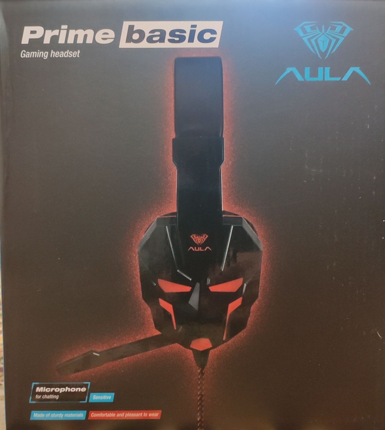 Навушники Aula Prime Basic Gaming Headset Black-Red (6948391232652)