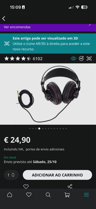 Fones Superlux HD-681 e multi effect pedal zoom G1X Four