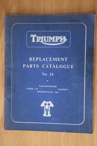 Katalog Instrukcja TRIUMPH Tiger Trophy Bonneville