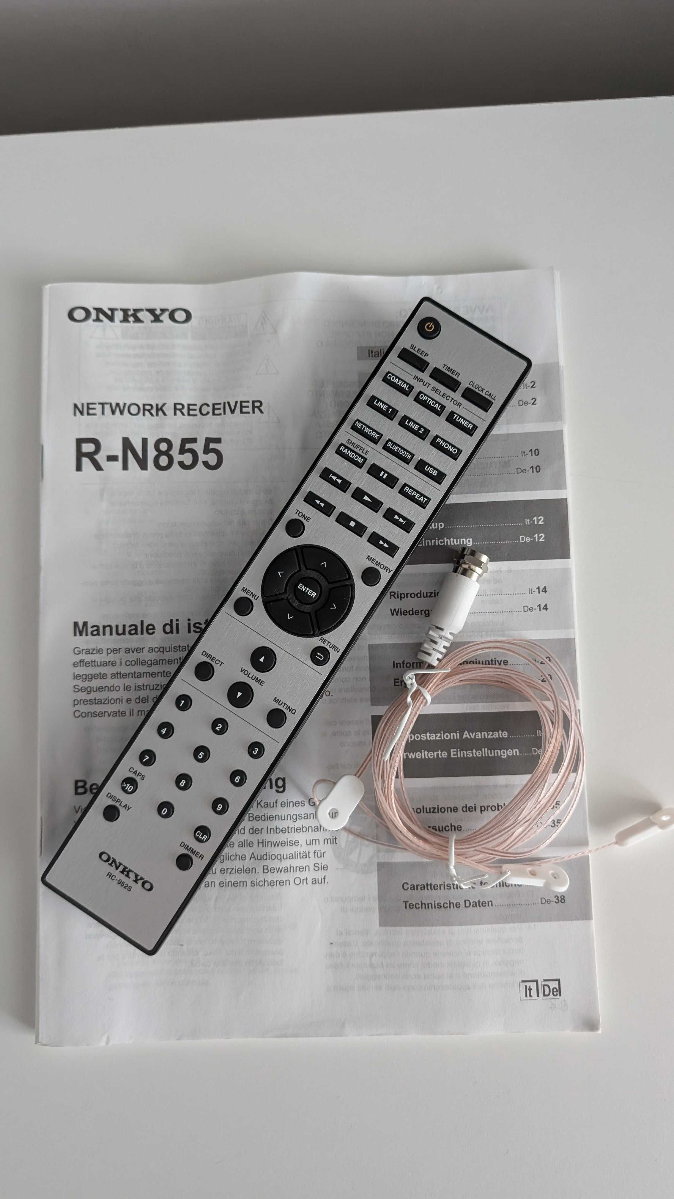 Amplituner stereo Onkyo R-N855 2.1 Wi-Fi Class D Spotify DAB BT