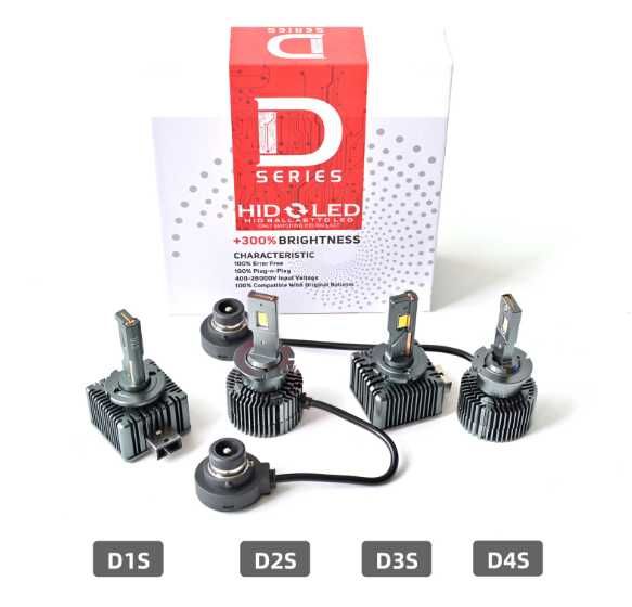 Лампы ксенон D1S,D2S,D3S,D4S Super Vision +60% 4300K 5000K LED CANBUS