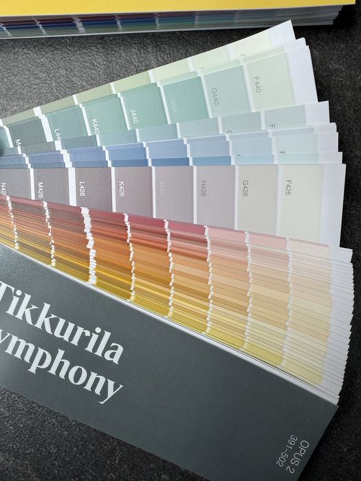 NOWY Wzornik wachlarzowy Tikkurila Symphony