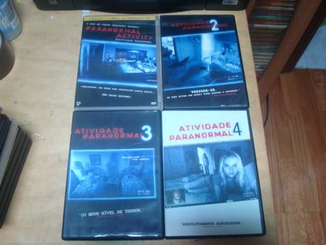 coleçao terror actividade paranormal 4 filmes