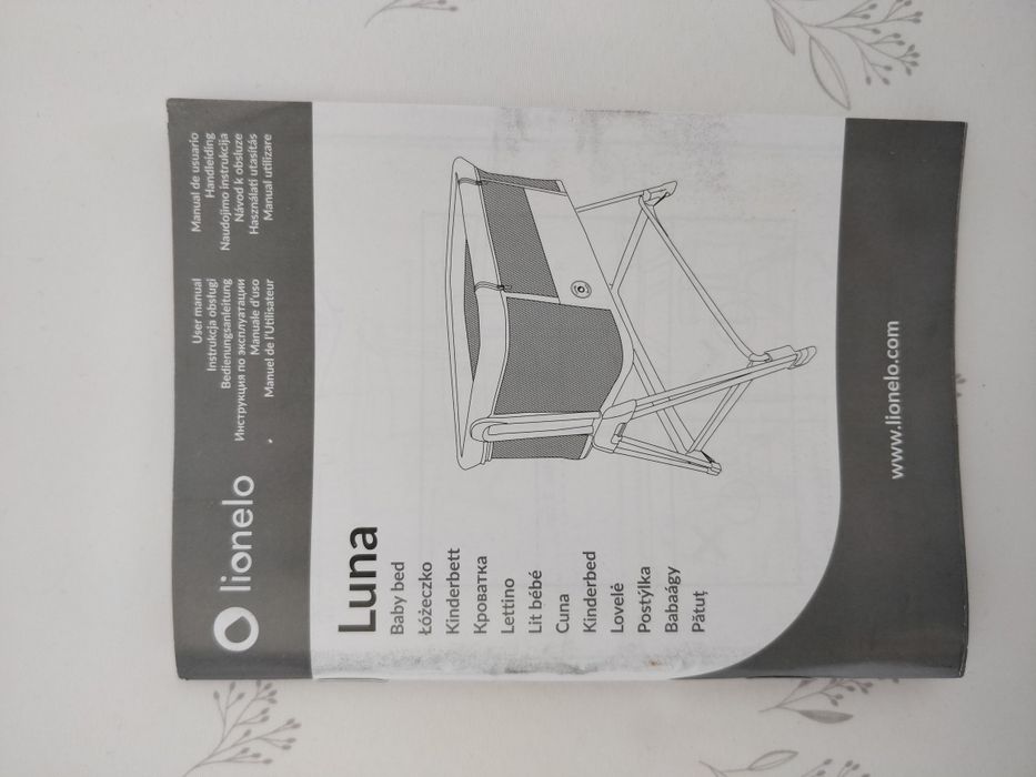 Ліжко приставне Lionelo Luna Grey Concrete (LO-LUNA GREY CONCRETE)