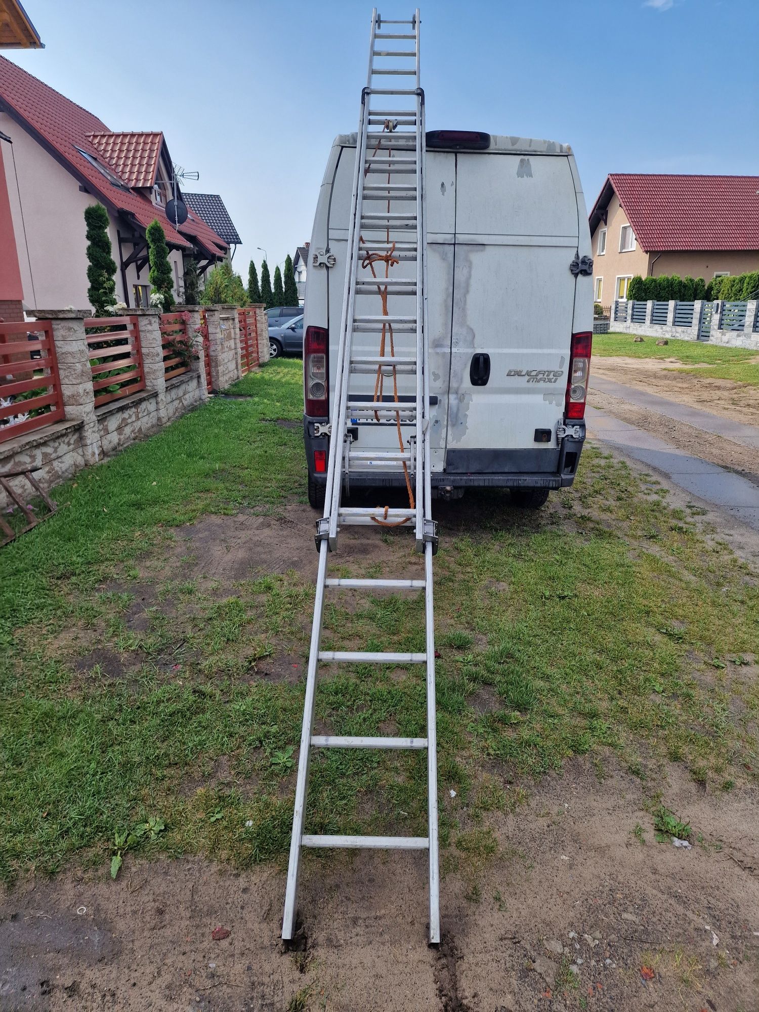 Drabina aluminiowa 2x18 ,2 x 12 , 2x 10 stopni,rozkładana jak malarska