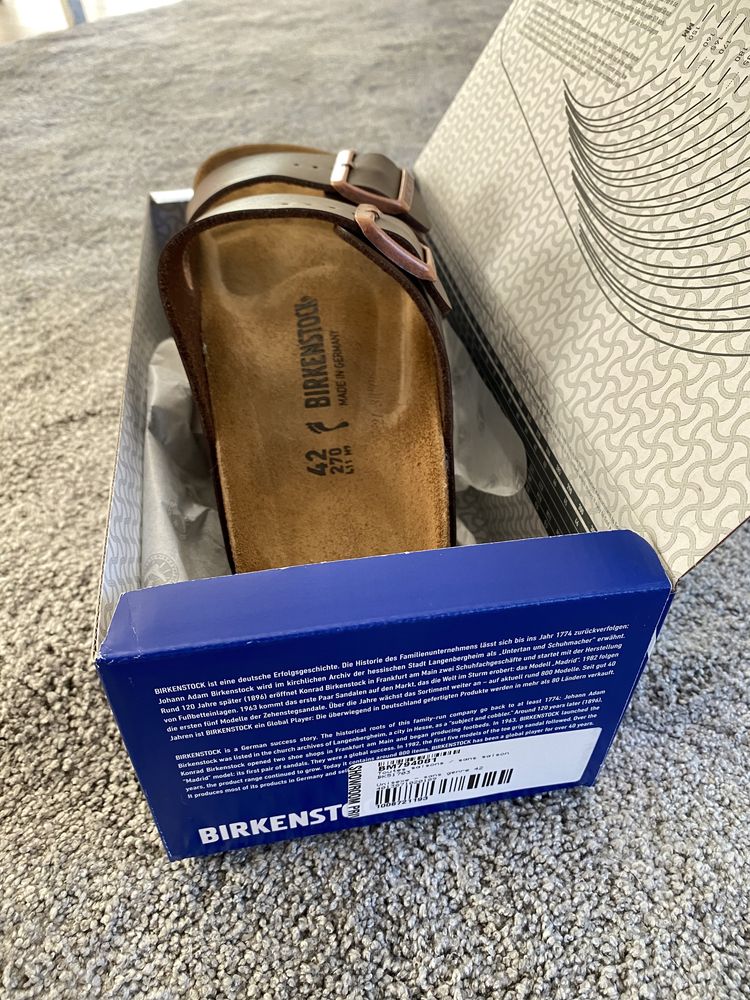 Sandálias Birkenstock de pele - N.° 42