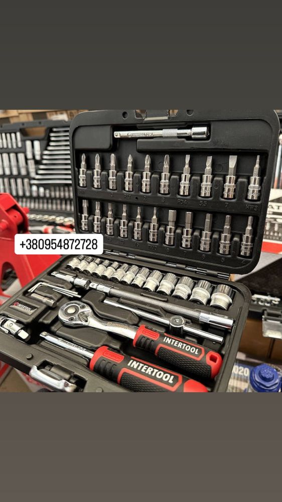 Набір інструментів на 46 од. INTERTOOL ET-8046 серія STORM