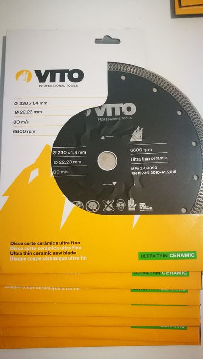 Disco corte cerâmica ultra fino