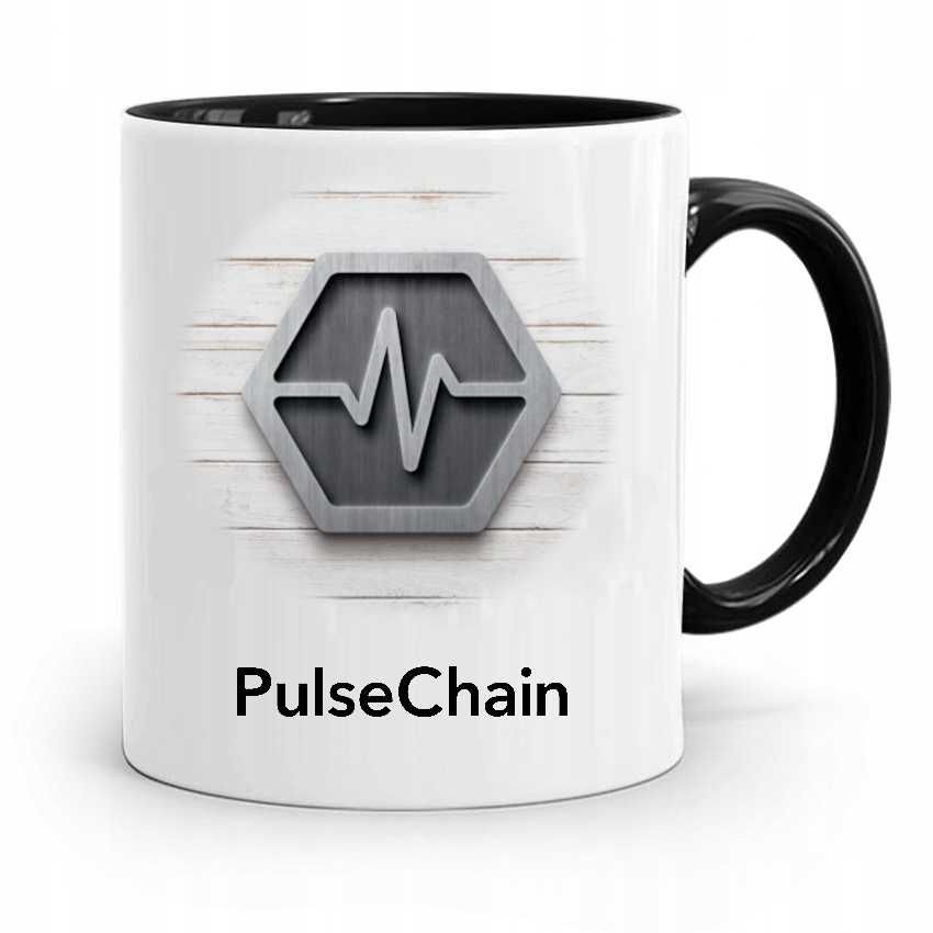 Kubek krypto z nadrukiem - Pulsechain, PulseX, HEX