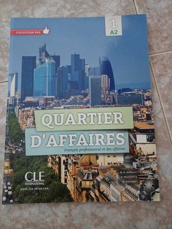 Livro de francês nível A2 "Quartier d'affaires"