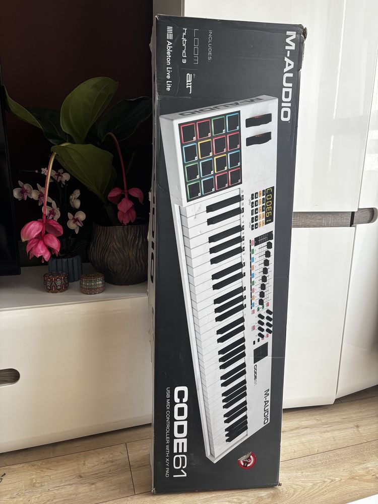 Klawisze M-audio Code61 usb midi controller with X/Y pad stan idealny