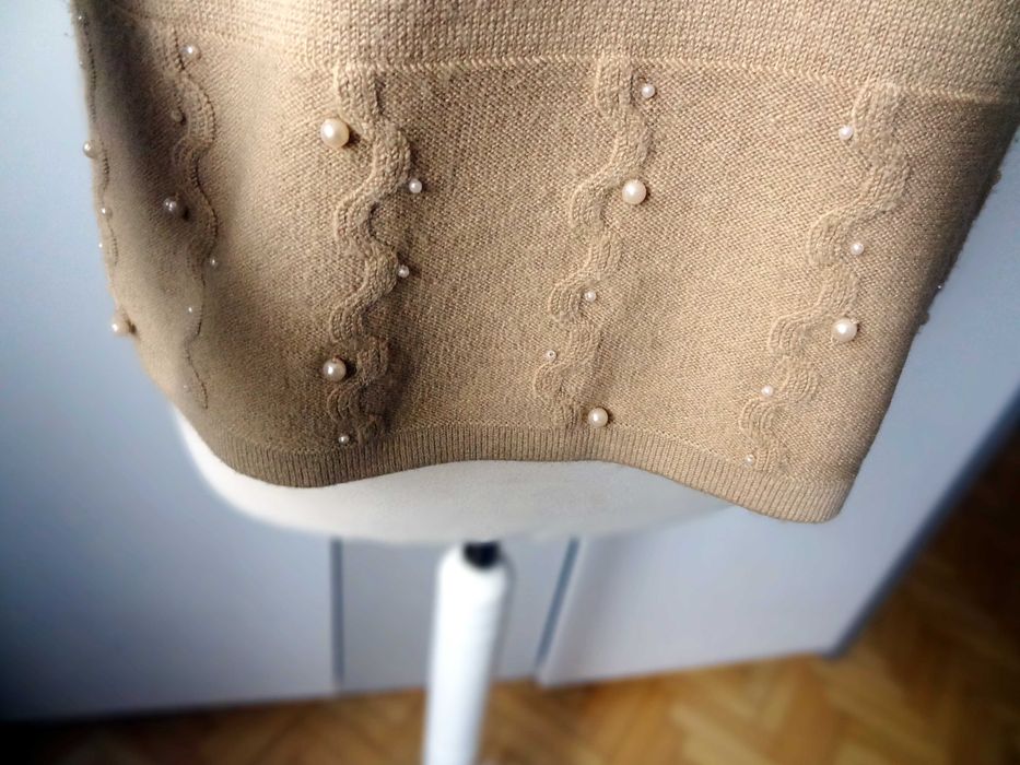 Elegancki sweter damski z kaszmirem, rozm. L