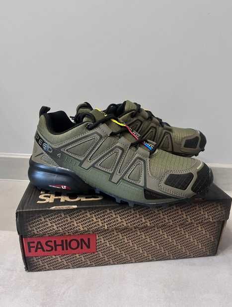 Кросівки тактичні чоловічі військові олива Salomon speedcross 4