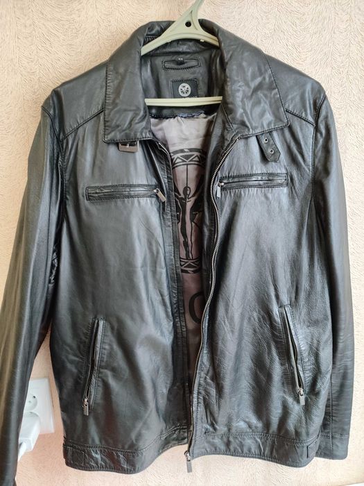 Куртка чоловіча шкіряна