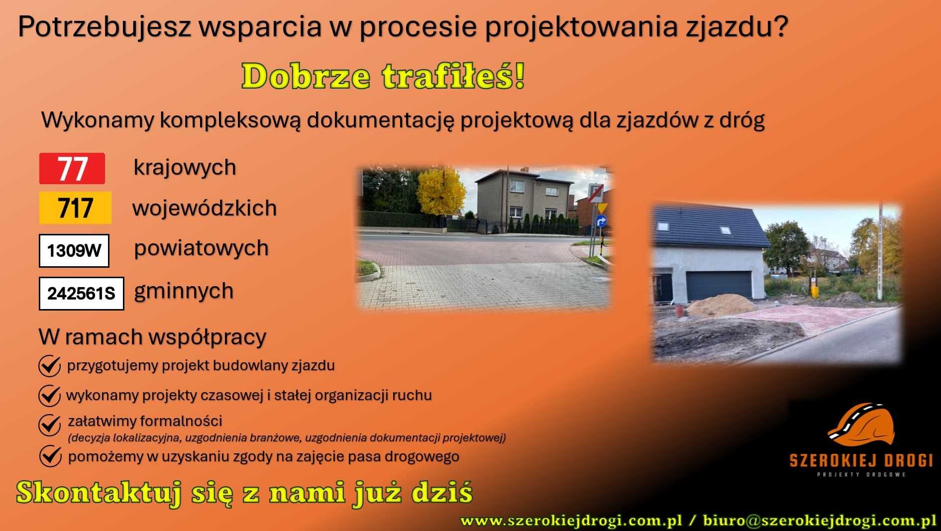 Projekt zjazdu, organizacji ruchu Śląsk Opolskie Małopolska