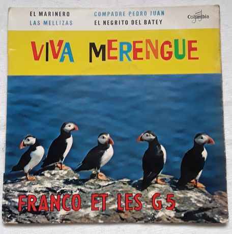 Disco vinil single Franco et Les "G.5" - Viva Merengue